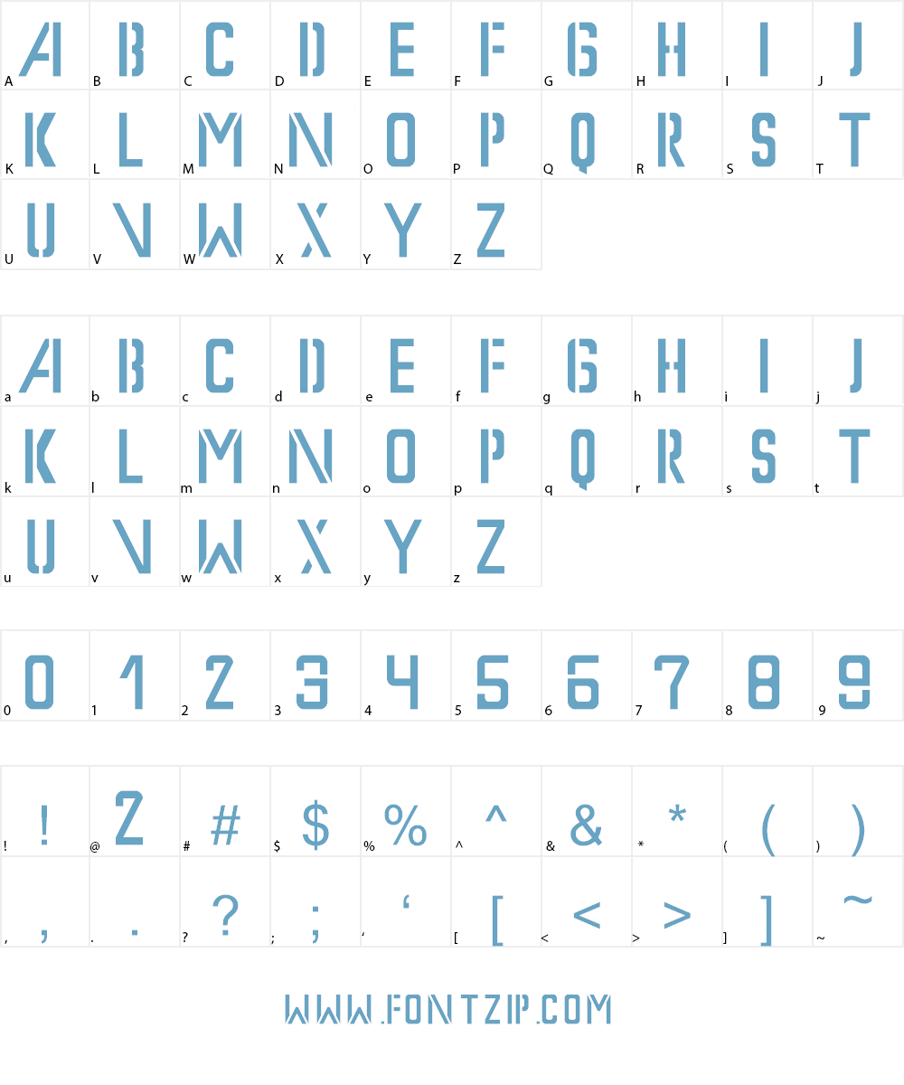 Marvel's The Punisher Font Character
